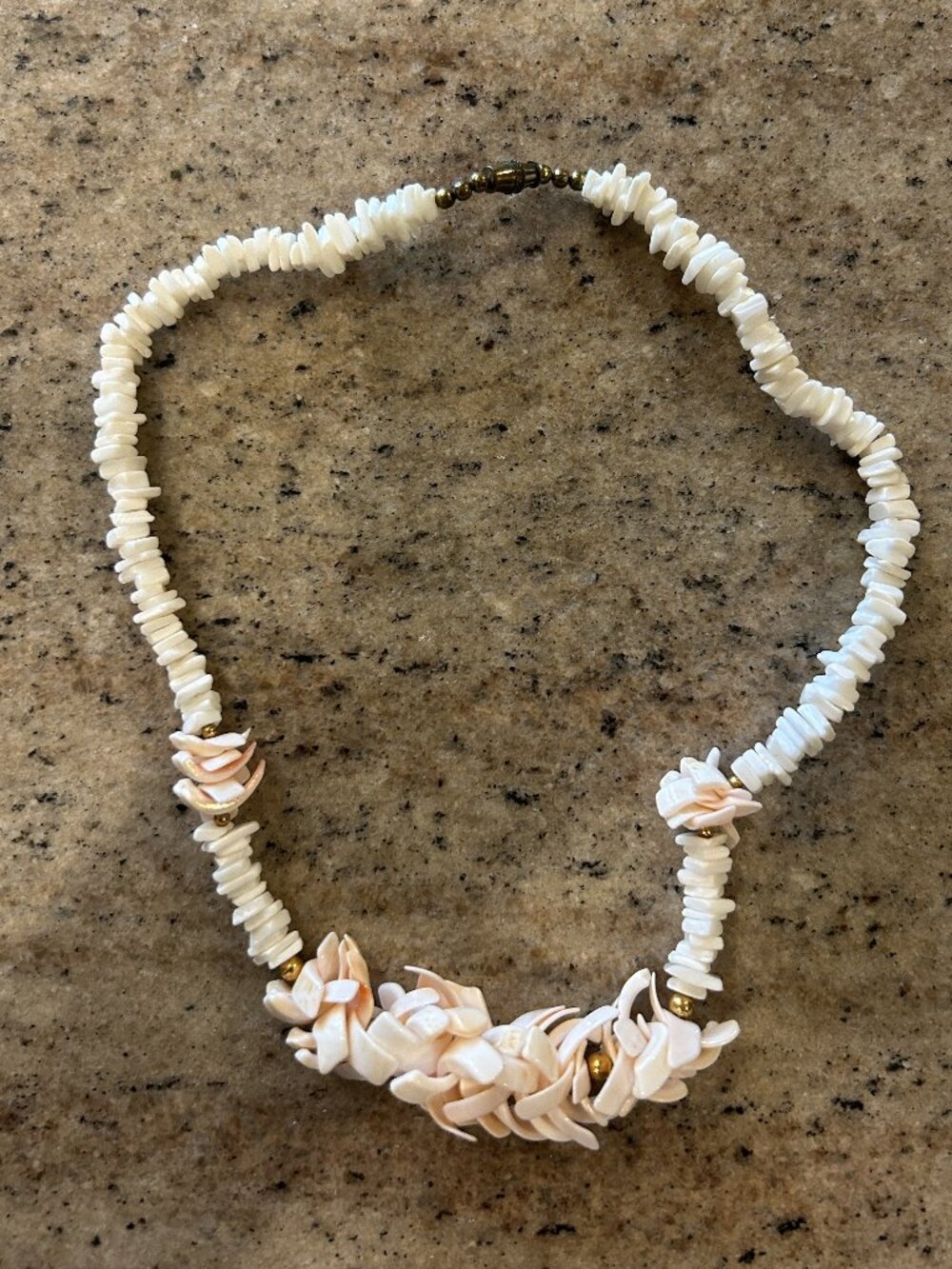 Vintage puka necklace